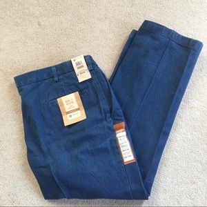 Haggar Classic Fit Work To Weekend Denim Jeans - Size: 42W x 30L